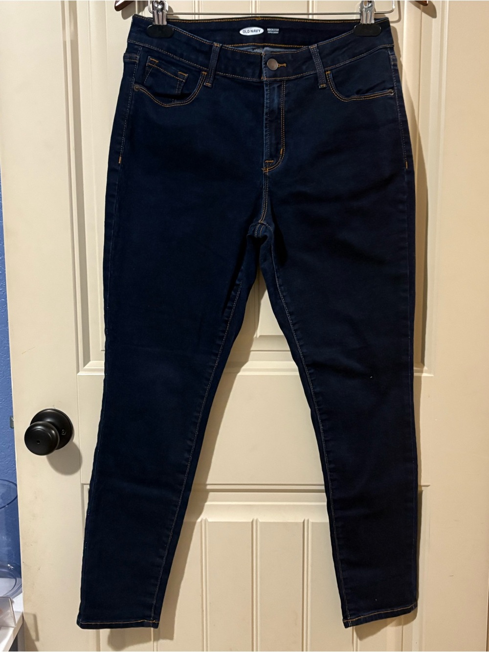 Old Navy Rockstar Super Skinny Dark Wash Jeans